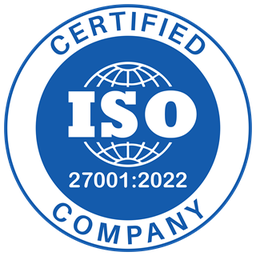 ISO 27001:2022 certified company