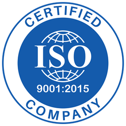 ISO 9001:2015 certified company