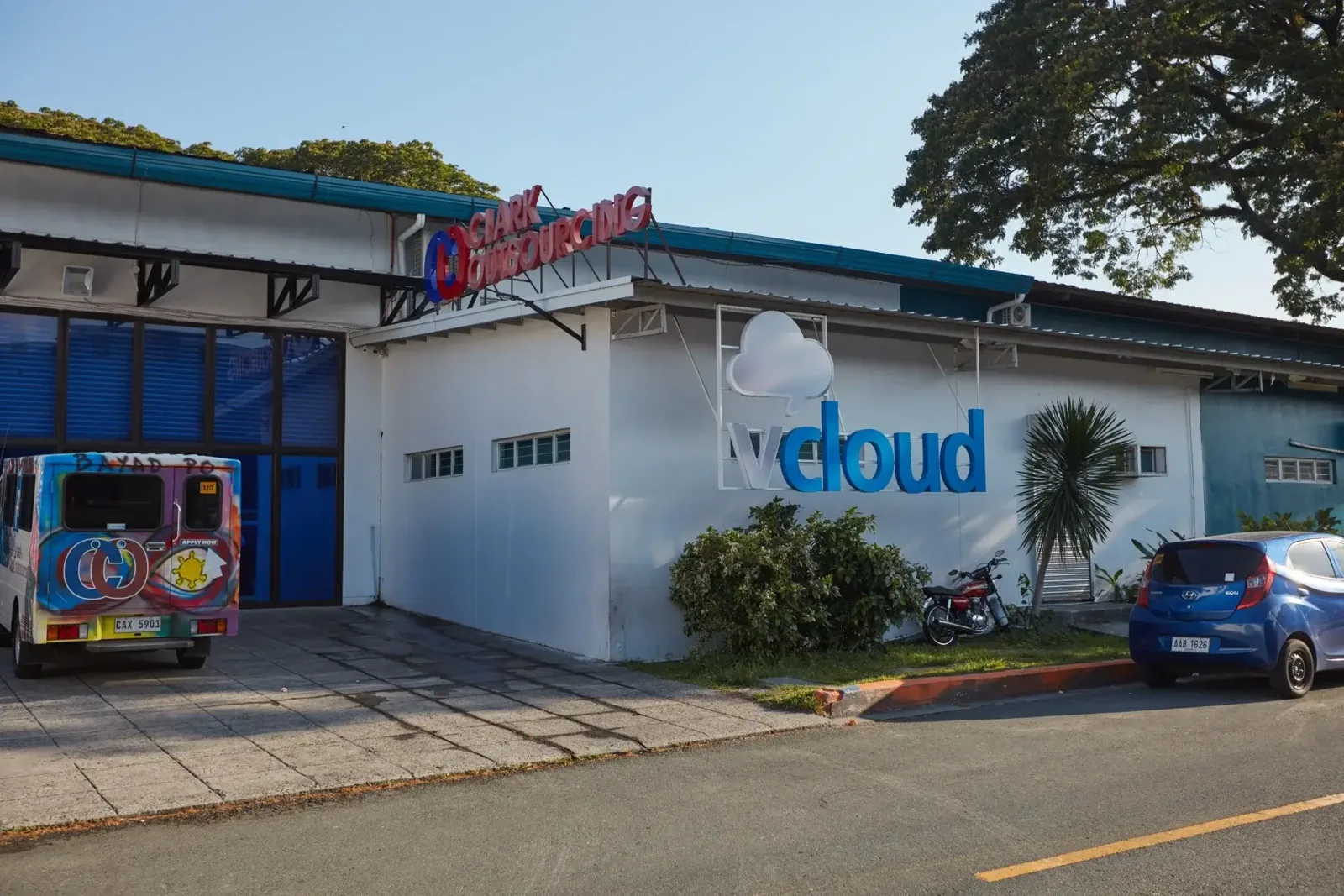 Exterior of the Clark Outsourcing office building