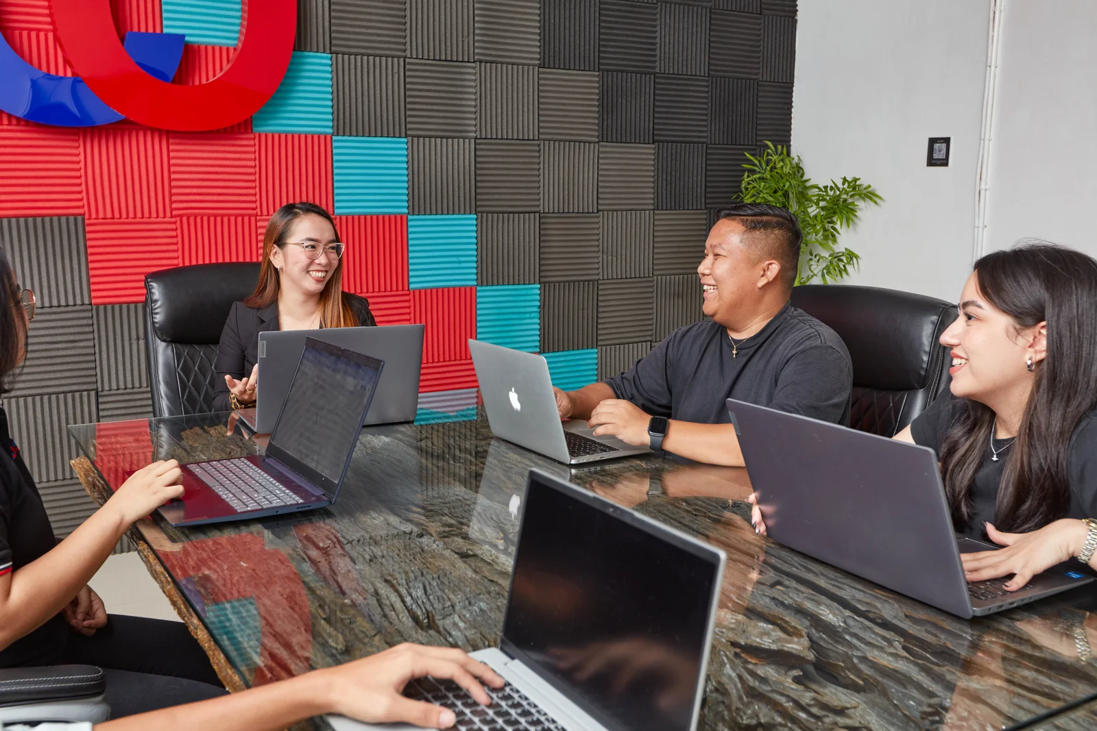 Contact Clark Outsourcing about your offshore team, with colleagues meeting in the Philippines office